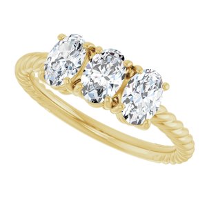 Ring med laboratoriedyrket diamant – modell 71833