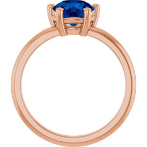 Ring med laboratoriedyrket edelsten – modell 72532