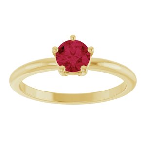 Ring med laboratoriedyrket edelsten – modell 72532