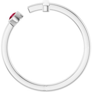 Ring med laboratoriedyrket edelsten – modell R43083