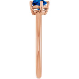 Ring med laboratoriedyrket edelsten – modell 72532