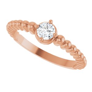 Ring med laboratoriedyrket edelsten – modell 72561