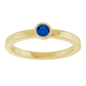 Ring med laboratoriedyrket edelsten – modell 72550