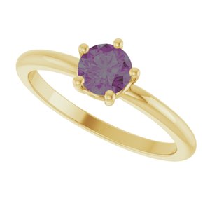 Ring med laboratoriedyrket edelsten – modell 72532