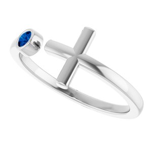 Ring med laboratoriedyrket edelsten – modell R43083