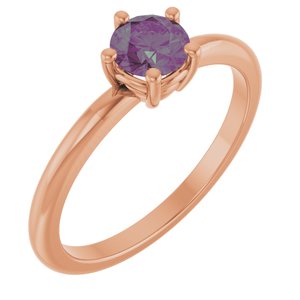Ring med laboratoriedyrket edelsten – modell 72532