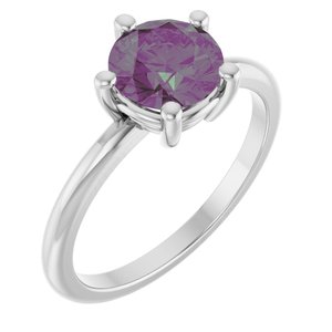 Ring med laboratoriedyrket edelsten – modell 72532