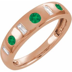 Ring med laboratoriedyrket edelsten – modell 689781