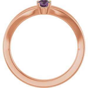 Ring med laboratoriedyrket edelsten – modell 19401