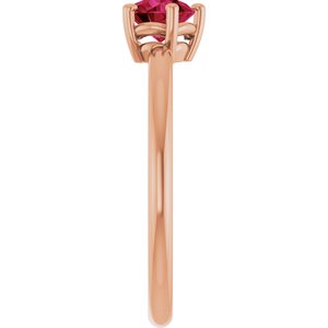 Ring med laboratoriedyrket edelsten – modell 72532