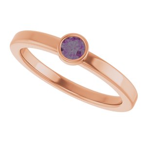 Ring med laboratoriedyrket edelsten – modell 72550