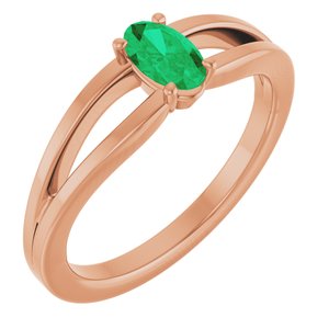 Ring med laboratoriedyrket edelsten – modell 19401