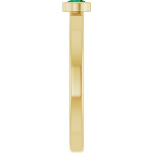 Ring med laboratoriedyrket edelsten – modell 72550