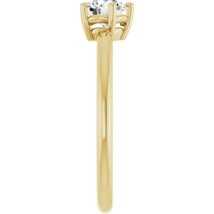 Ring med laboratoriedyrket edelsten – modell 72532