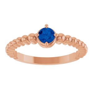 Ring med laboratoriedyrket edelsten – modell 72561