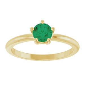 Ring med laboratoriedyrket edelsten – modell 72532