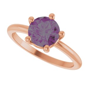Ring med laboratoriedyrket edelsten – modell 72532