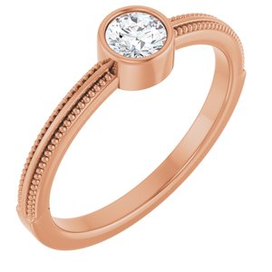 Ring med laboratoriedyrket edelsten – modell 72555