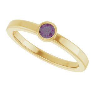 Ring med laboratoriedyrket edelsten – modell 72550