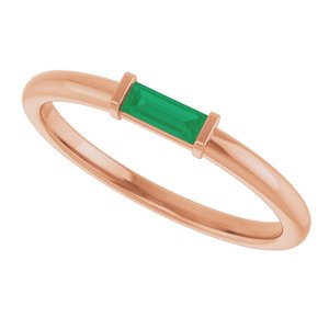 Ring med laboratoriedyrket edelsten – modell 122887