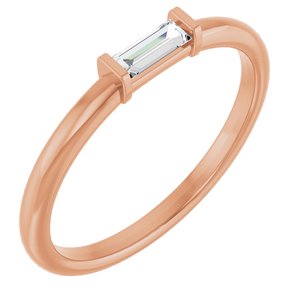Ring med laboratoriedyrket edelsten – modell 122887