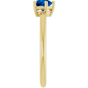 Ring med laboratoriedyrket edelsten – modell 72532