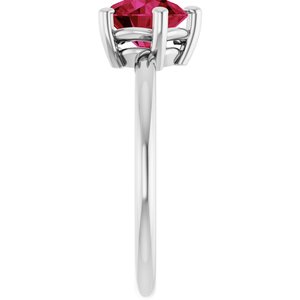 Ring med laboratoriedyrket edelsten – modell 72532
