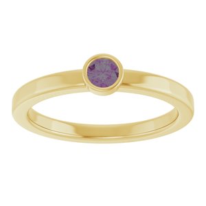 Ring med laboratoriedyrket edelsten – modell 72550