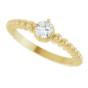 Ring med laboratoriedyrket edelsten – modell 72561