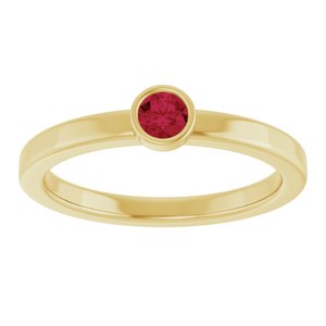Ring med laboratoriedyrket edelsten – modell 72550