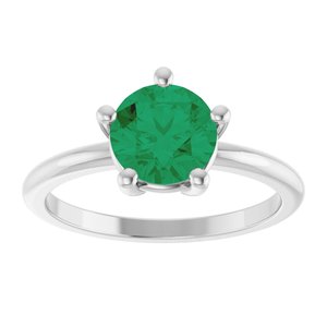 Ring med laboratoriedyrket edelsten – modell 72532