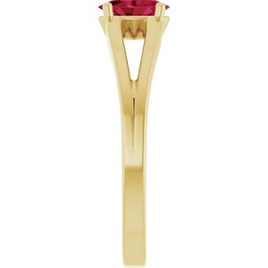 Ring med laboratoriedyrket edelsten – modell 19401