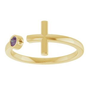 Ring med laboratoriedyrket edelsten – modell R43083