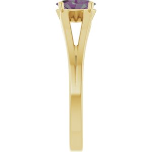 Ring med laboratoriedyrket edelsten – modell 19401