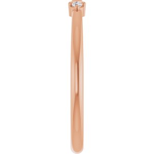 Ring med laboratoriedyrket diamant – modell 127284