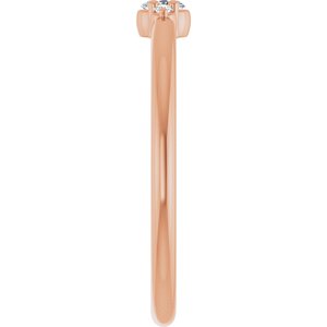 Ring med laboratoriedyrket diamant – modell 124656