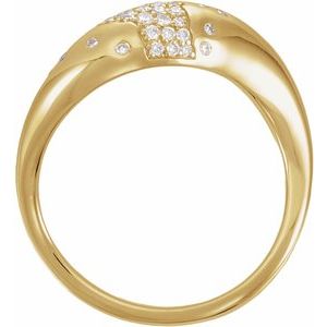 Ring med laboratoriedyrket diamant – modell 689785