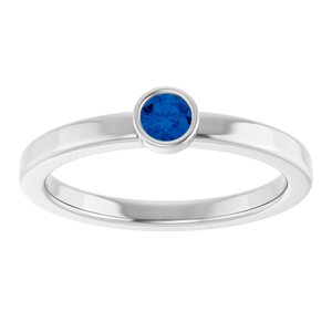 Ring med laboratoriedyrket edelsten – modell 72550