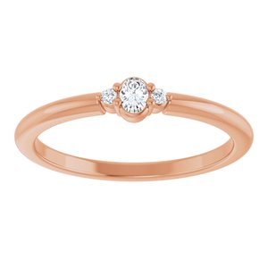 Ring med laboratoriedyrket diamant – modell 124656