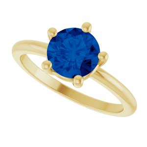 Ring med laboratoriedyrket edelsten – modell 72532