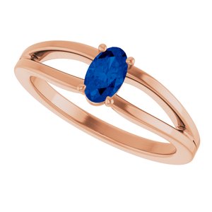 Ring med laboratoriedyrket edelsten – modell 19401