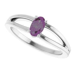 Ring med laboratoriedyrket edelsten – modell 19401