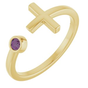 Ring med laboratoriedyrket edelsten – modell R43083