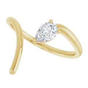 Ring med laboratoriedyrket diamant – modell 123110