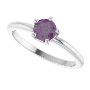 Ring med laboratoriedyrket edelsten – modell 72532