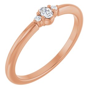 Ring med laboratoriedyrket diamant – modell 124656