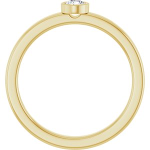 Ring med laboratoriedyrket edelsten – modell 72550