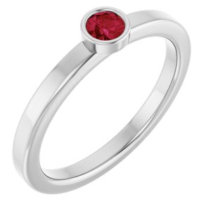 Ring med laboratoriedyrket edelsten – modell 72550