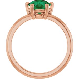 Ring med laboratoriedyrket edelsten – modell 72532