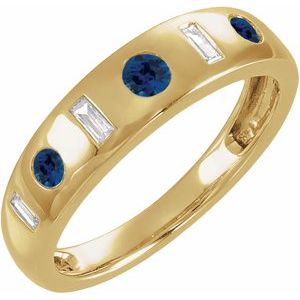 Ring med laboratoriedyrket edelsten – modell 689781